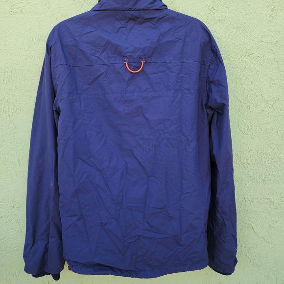 Mens Blue Superdry Technical Windhiker 3 Zipper Jacket - Picture 2 of 7